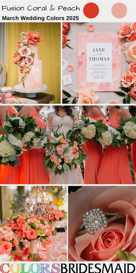 Top 8 March Wedding Color Ideas For 2025 Colorsbridesmaid