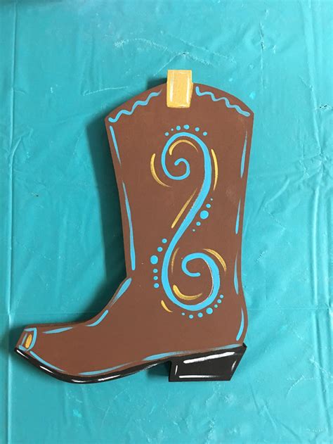 Cowboy Boot Christmas Ornament Or Table Decor Christmas Etsy