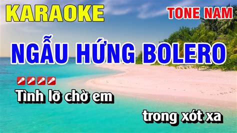 Karaoke Ng U H Ng Bolero Tone Nam Nh C S Ng Nguy N Linh Youtube