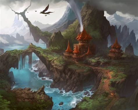 Do fantasy environment concept art and landscape design by Nigteri | Fiverr