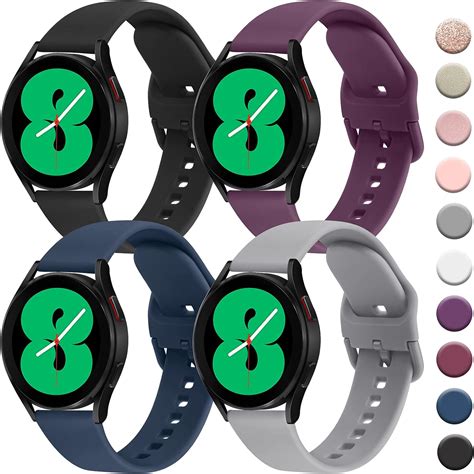 Lot De Bracelets De Rechange R Glables En Silicone Pour Samsung