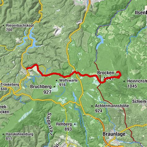 Goetheweg Von Altenau Ber Torfhaus Zum Brocken Bergfex Wanderung