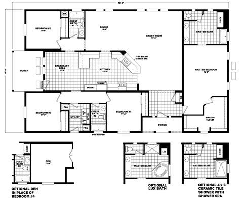 Triple Wide Floor Plans - The Home Outlet AZ