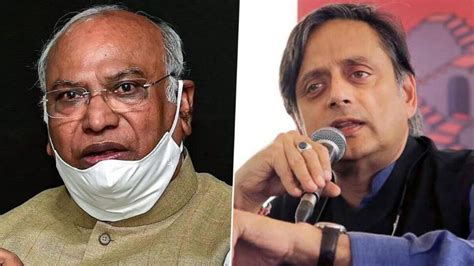 Congress Presidential Polls Its Mallikarjun Kharge Vs Shashi Tharoor