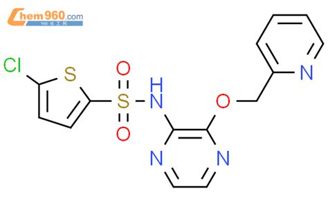 548793 04 0 2 THIOPHENESULFONAMIDE 5 CHLORO N 3 2 PYRIDINYLMETHOXY