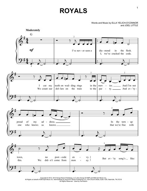 Royals | Sheet Music Direct