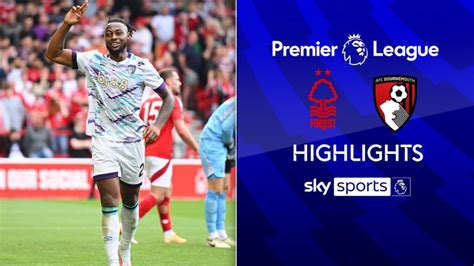 Nottingham Forest 1-1 Bournemouth: Premier League highlights | Video ...