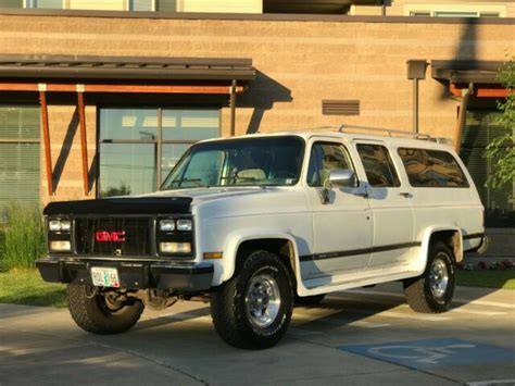 1991 Gmc Suburban 2500 Sle 4x4 All Original Patina 100 Rust Free Worldwide