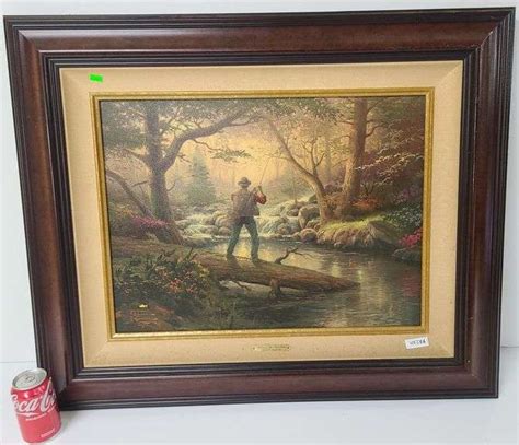 Thomas Kinkade It Doesn T Get Much Better Print On Canvas Dixon S