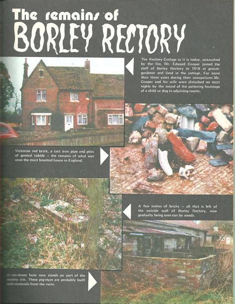 THE COBWEBBED ROOM: Borley rectory article