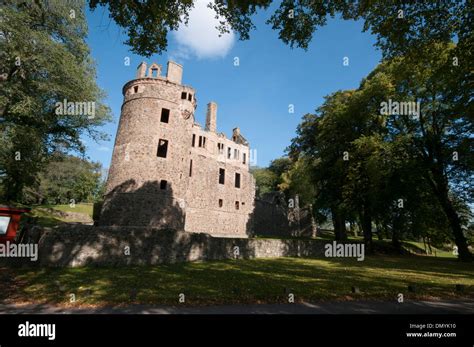 huntly castle of strathbogie with motte assoc with clan gordon Stock ...