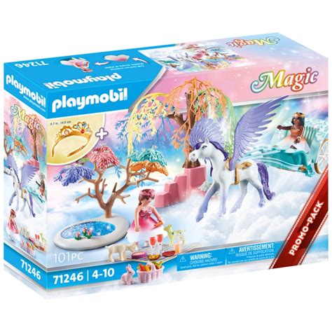 Playmobil Magic 71246 Picknick Mit Pegasuskutsche Set Smyths Toys