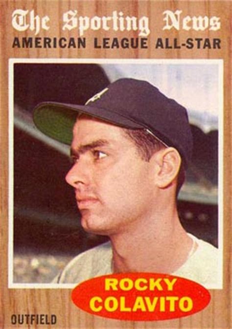 Topps Rocky Colavito Baseball Vcp Price Guide