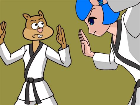 Karate Sandy vs Karate Lana by Jaysonb34 on DeviantArt