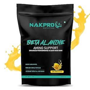 Nakpro Beta Alanine Supplement Powder Muscle Building Amino Acid