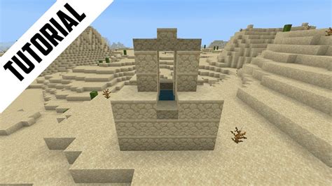 Desert well minecraft