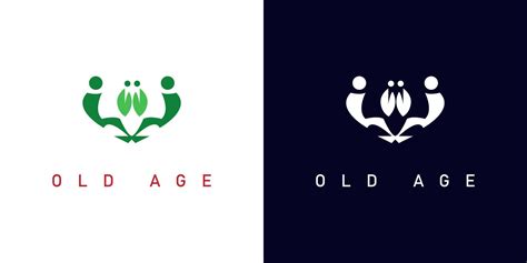 Old Age Compassion Logo Design 20998894 Vector Art at Vecteezy