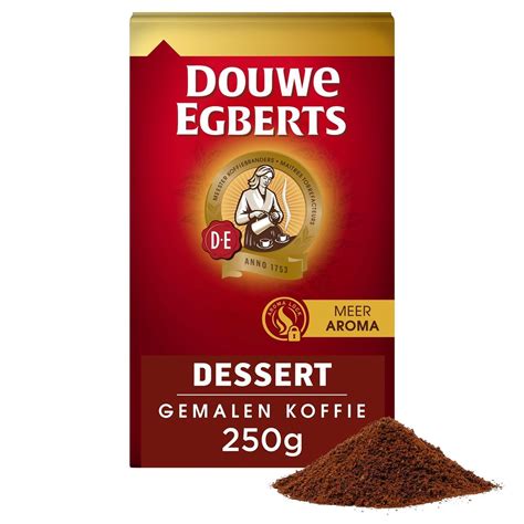 DOUWE EGBERTS Koffie Gemalen Dessert 250g | Carrefour Site