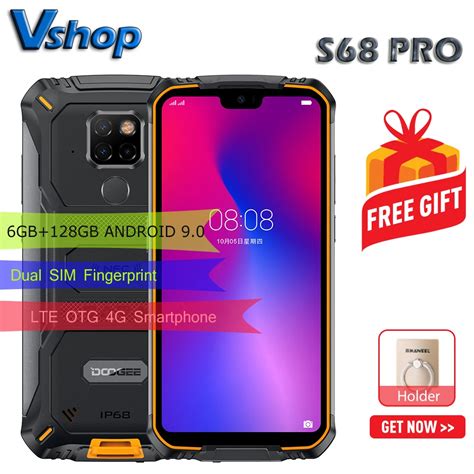 DOOGEE S68 Pro 6 ГБ+ 128 ГБ Android 9,0 5,84 дюймовый мобильный телефон ...