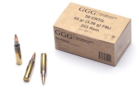 Amunicja GGG 223 Remington FMJ 3 56g