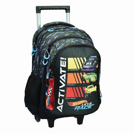 Hot Wheels Activate gurulós iskolatáska táska 46 cm prémi