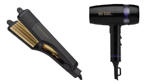 Combo Secadora Hot Tools Waflera Gold Nhot Ceramica Env O Gratis