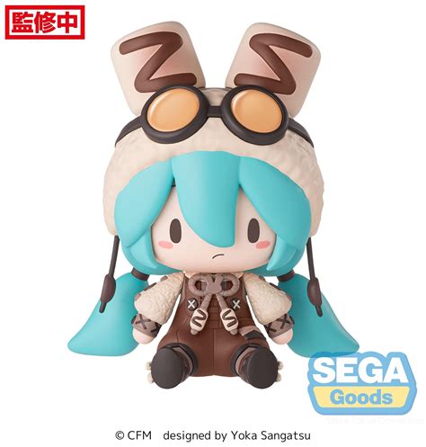 Fuwapuchi Chibi Figure Hatsune Miku Marshmallow Hot Cocoa Ver Sega Tokyo Otaku Mode TOM