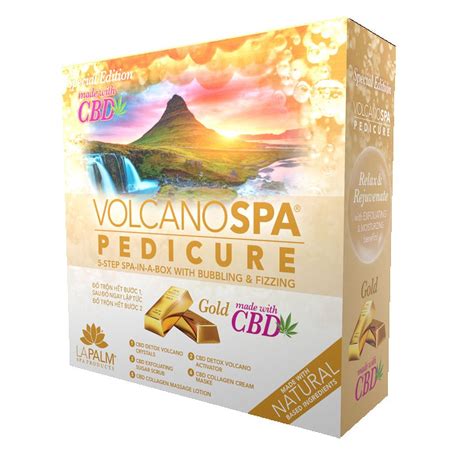 LA PALM Volcano Spa 10 Steps - Gold Single - Walmart.com