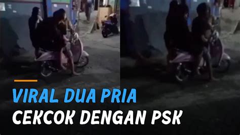 Viral Psk Cekcok Dengan Dua Pria Gara Gara Tak Bisa Bayar Liputanenam Vidio