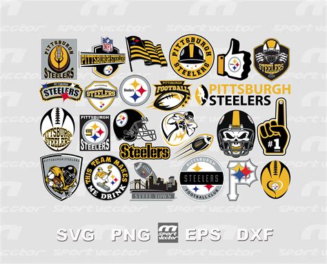 pittsburgh steelers logo pack svg png eps dxf vector files