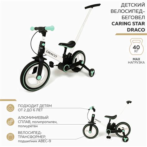 Детский велосипед двухколесный СARING STAR DRACO - купить с доставкой ...