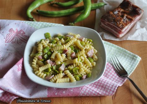 Pasta Con Fave E Pancetta Primo Piatto Primaverile