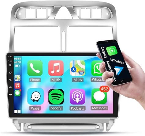 Podofo Carplay Autoradio Pour Peugeot Android G G Hifi