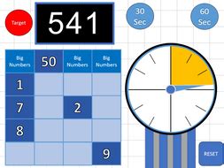 Countdown Numbers Game by lloydb44 | Teaching Resources