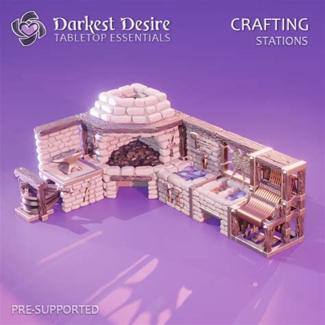 3D Printable Crafting Stations by Darkest Desire