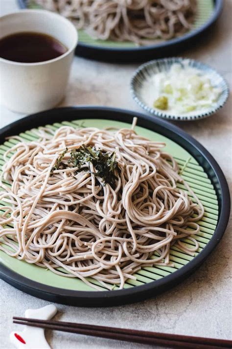 Zaru Soba Japanese Cold Soba Noodles Chef JA Cooks