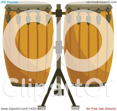 Clipart Of Conga Drums Royalty Free Vector Illustration By Seamartini