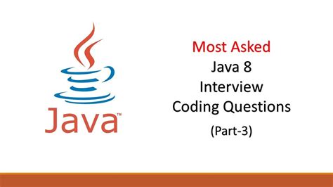 Java 8 Coding Interview Question Part 3 Most Asked Question Using Stream Java8 Javainterview