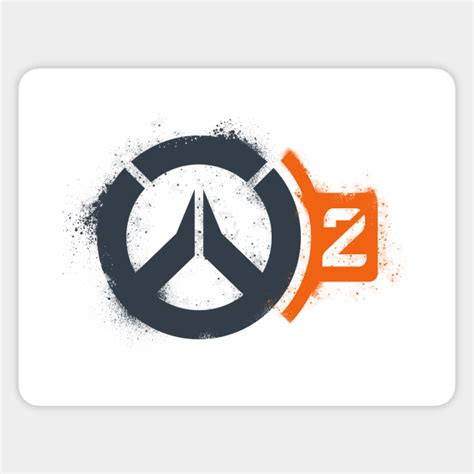 Overwatch 2 logo / - Overwatch 2 - Sticker | TeePublic