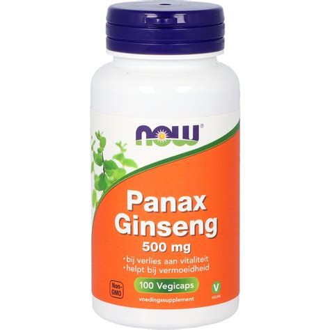 Panax Ginseng 500 Mg Now