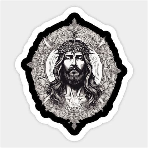 Jesus Christ the Bread of Life - Jesus - Sticker | TeePublic