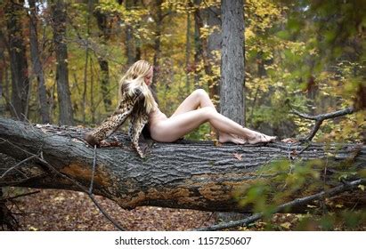 Nude Woman Forest Stock Photo Shutterstock