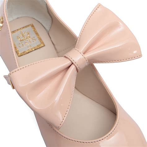 Sapato Boneca Laço Nude Infantil Gats GATS