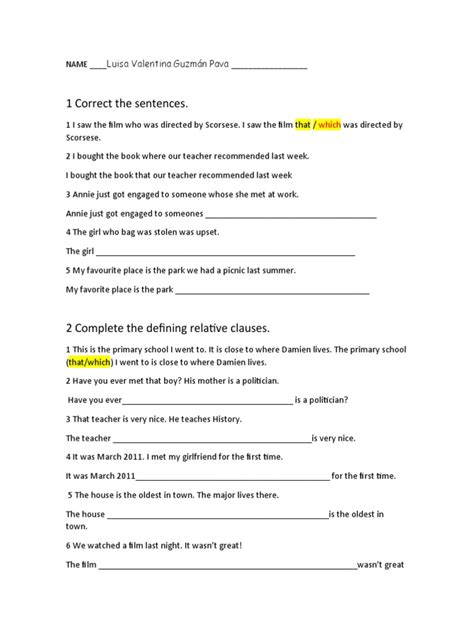 Relative Clauses-English | PDF 