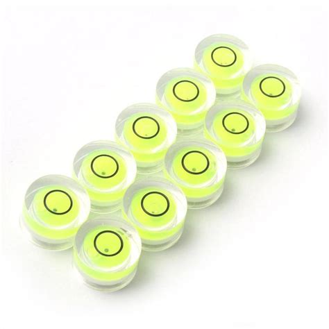 10 Pcs 14x8mm Green Round Bubble Circular Mini Spirit Bubble Bullseye