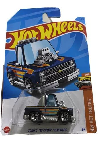 Toon d 83 Chevy Silverado Hot Wheels Hw Hot Trucks 1 10 Meses sin interés
