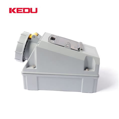 ip wall socket outlet  rccb weatherproof power solution merhein