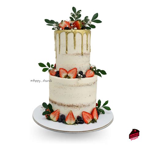 Naked Cake Frutos Del Bosque Happy Dessert