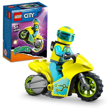 Lego City Stuntz Cyber Stunt Bike Piece Set Ages New For