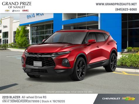 2019 Cajun Red Tintcoat Chevrolet Blazer RS AWD 134247289 Photo 11